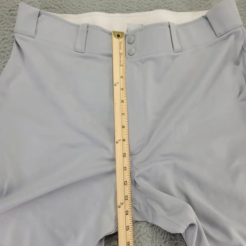 Nike Pants Mens XXL‎ Gray Baseball Cuffed Swoosh Logo Outdoors High Rise